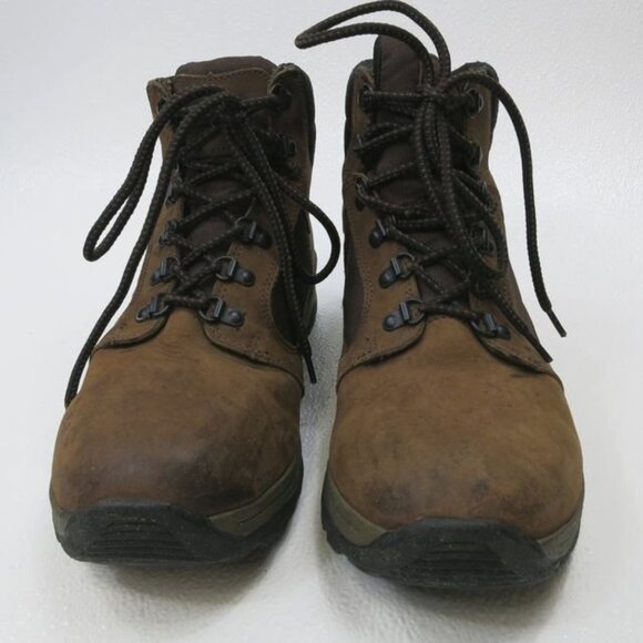 Schmidt Waterproof Nubuck Leather Boots Shoes Mens Work Footwear sz 13 - Picture 2 of 9